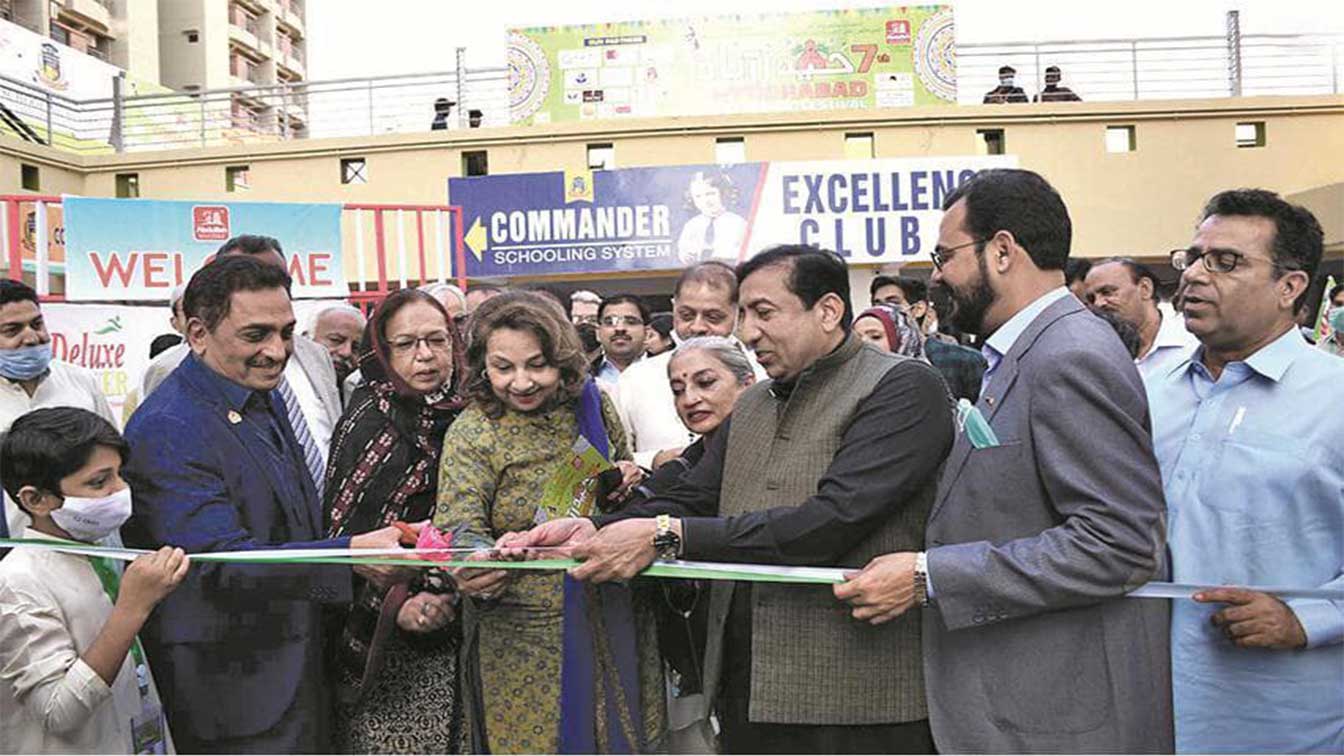 HYDERABAD LITERATURE FESTIVAL HELD AT ABDULLAH SPORTS TOWERS