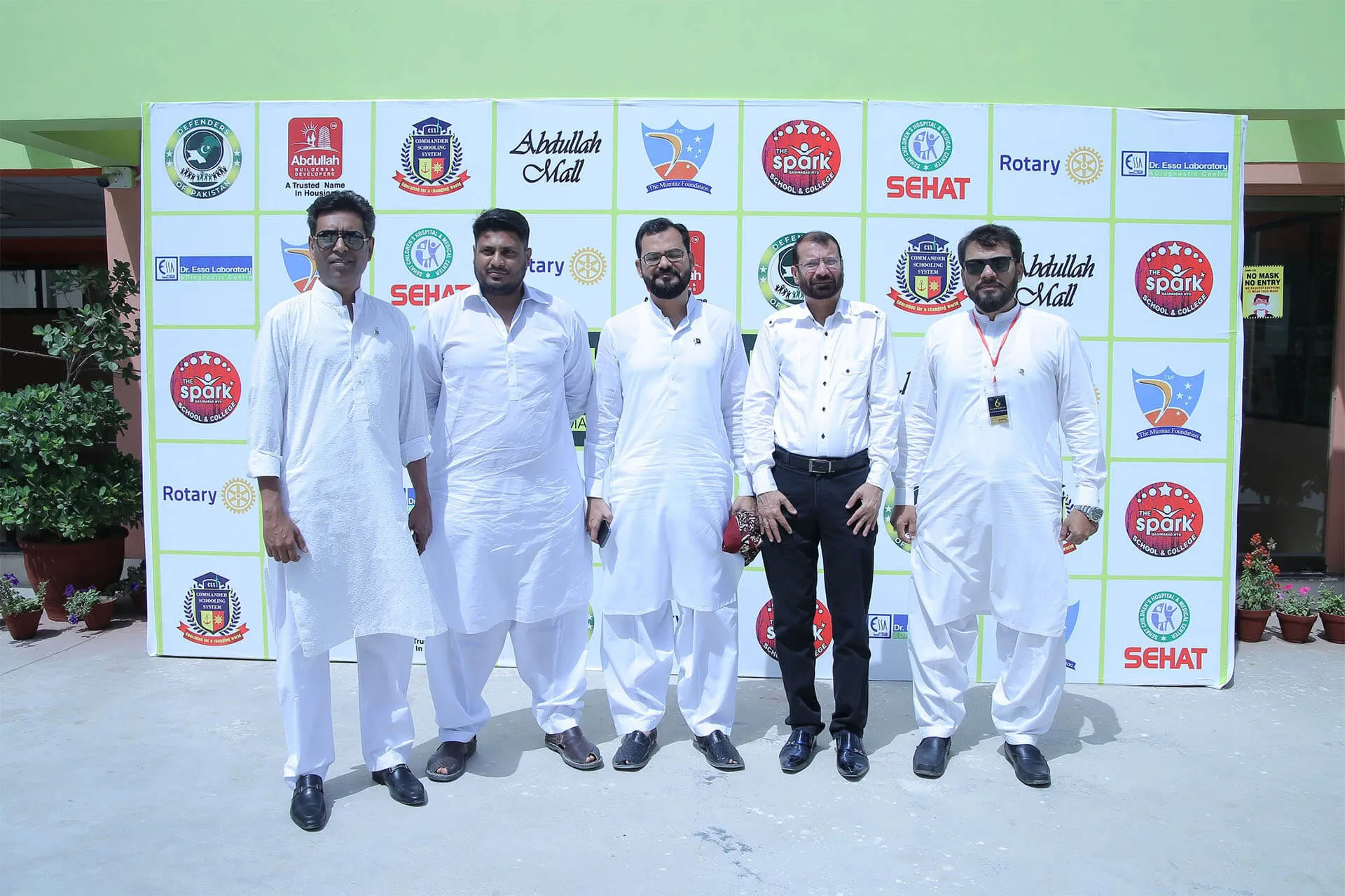 PAKISTAN DAY, ABDULLAH GROUP HELD A FLAG HOISTING CEREMONY